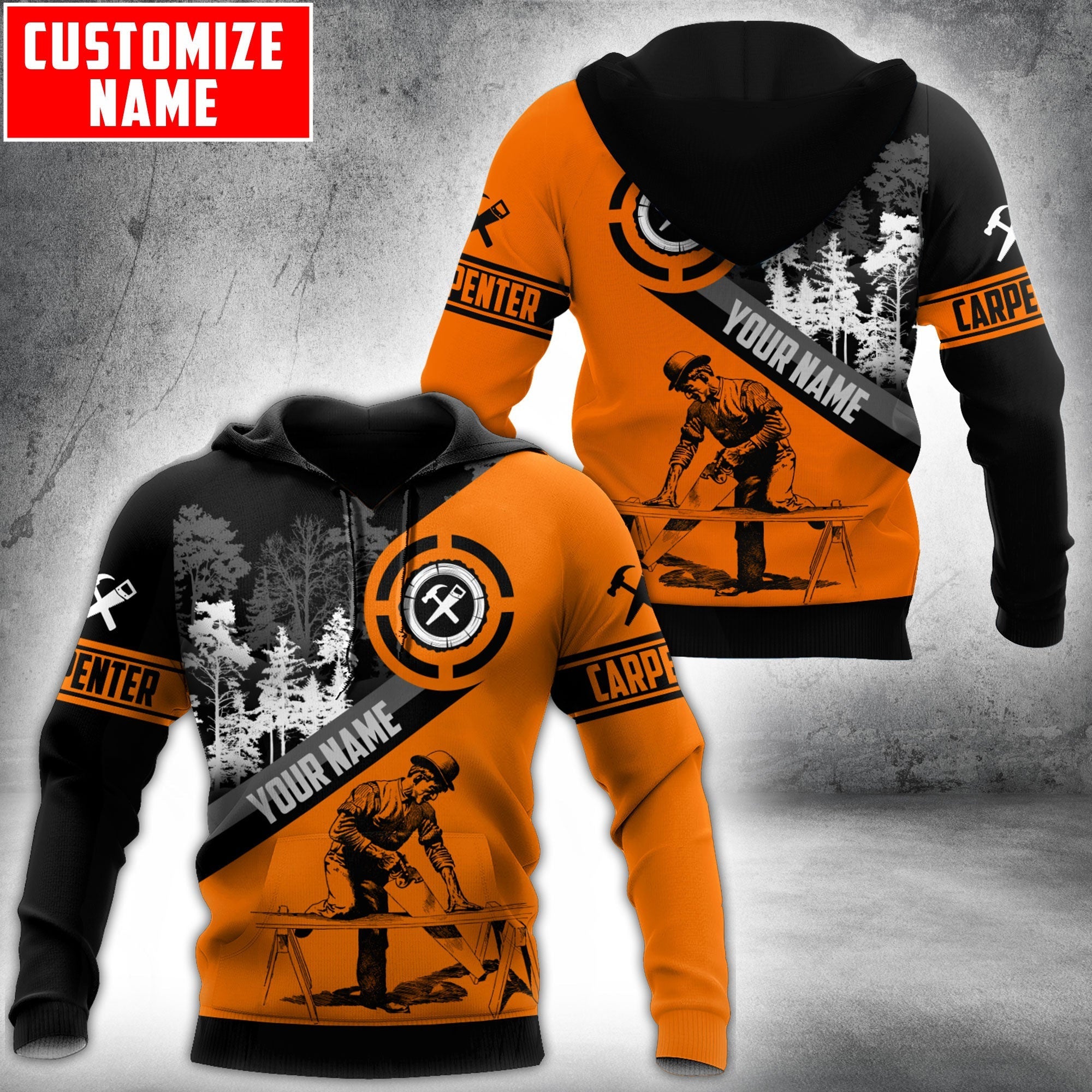 Customized name Carpenter Shirts