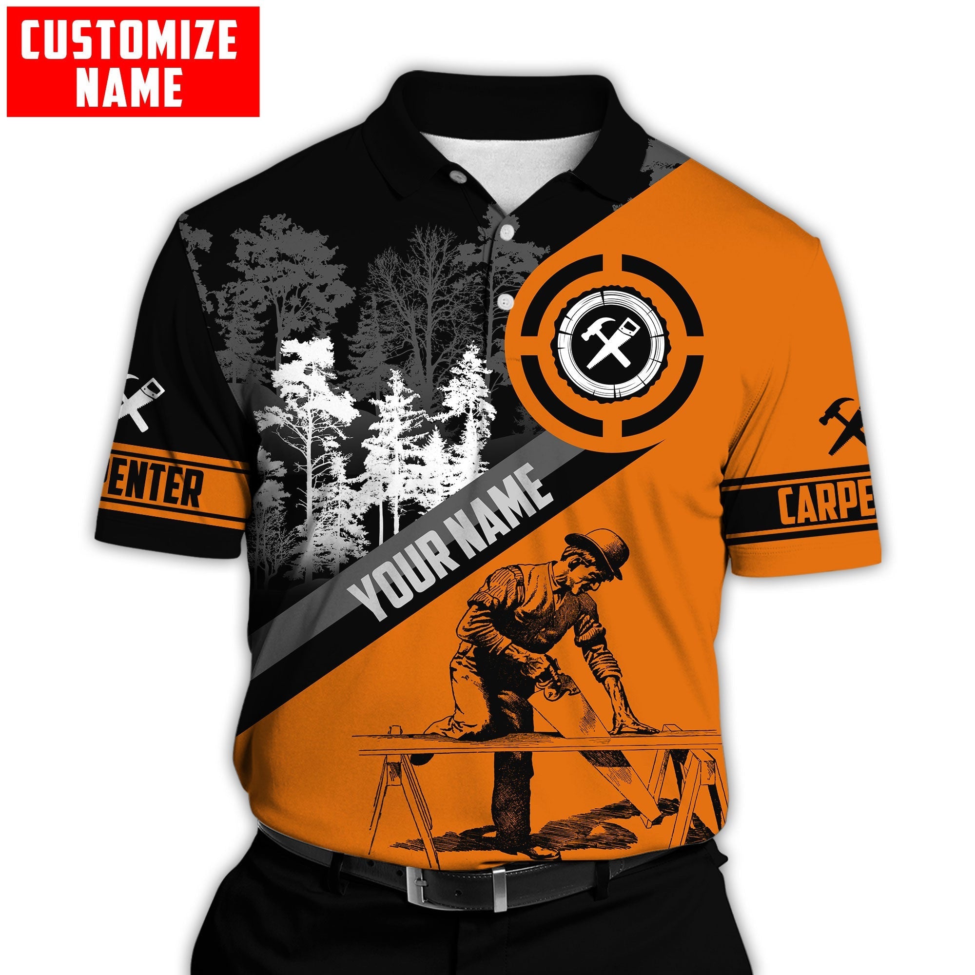 Customized name Carpenter Shirts