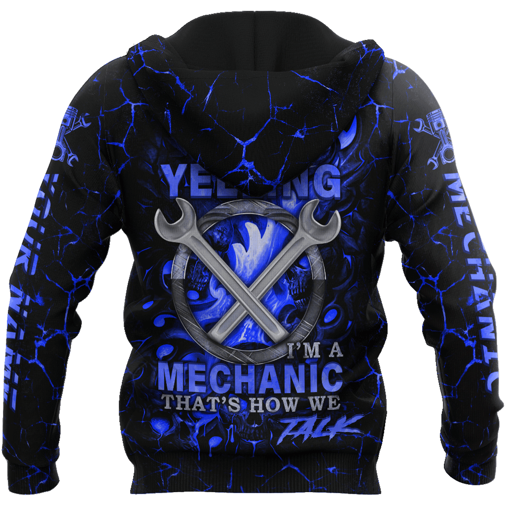 Personalized Mechanic All Over Printed Hoodie For Men and Women TN