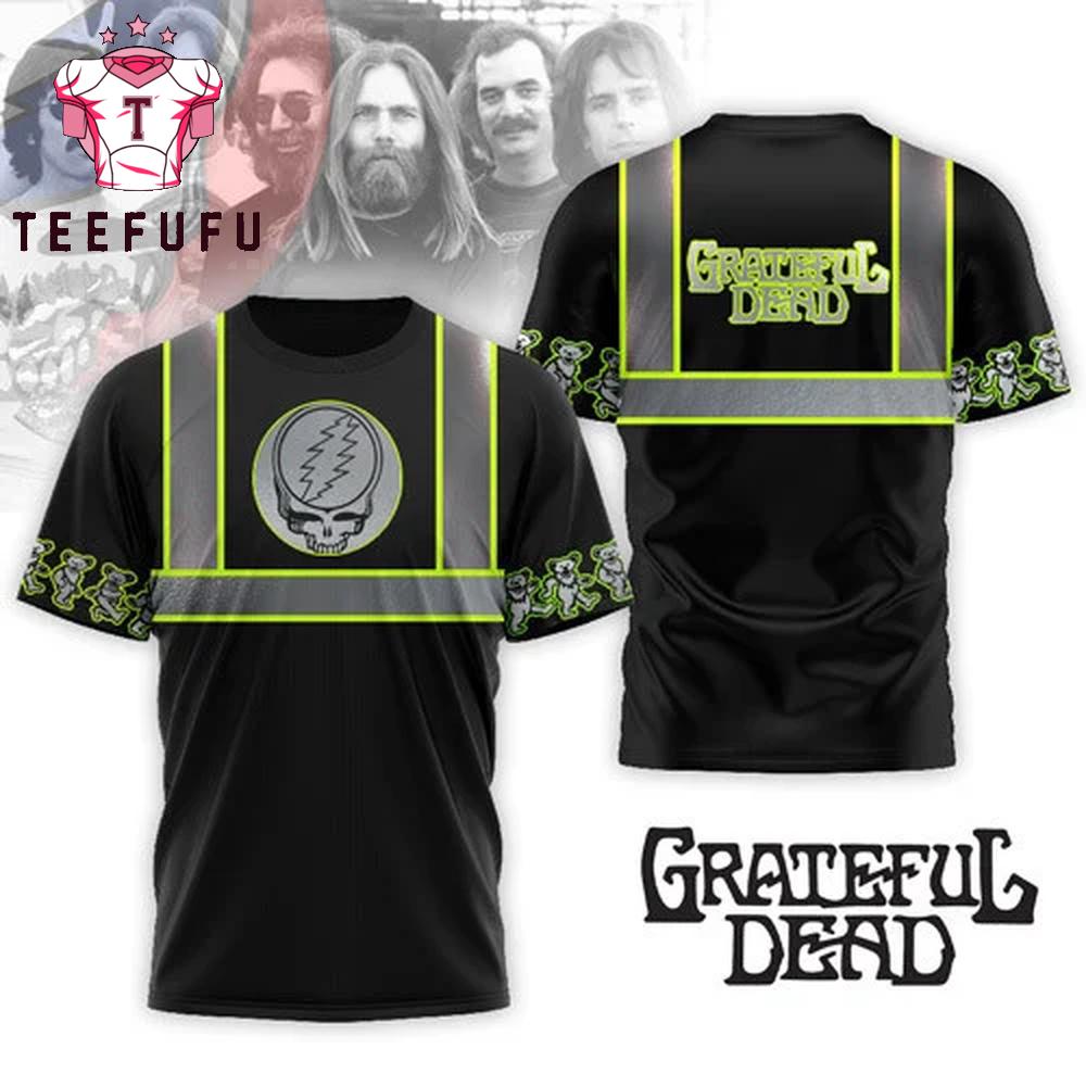 Grateful Dead Hi-Vis Safety Limited 3D Shirt