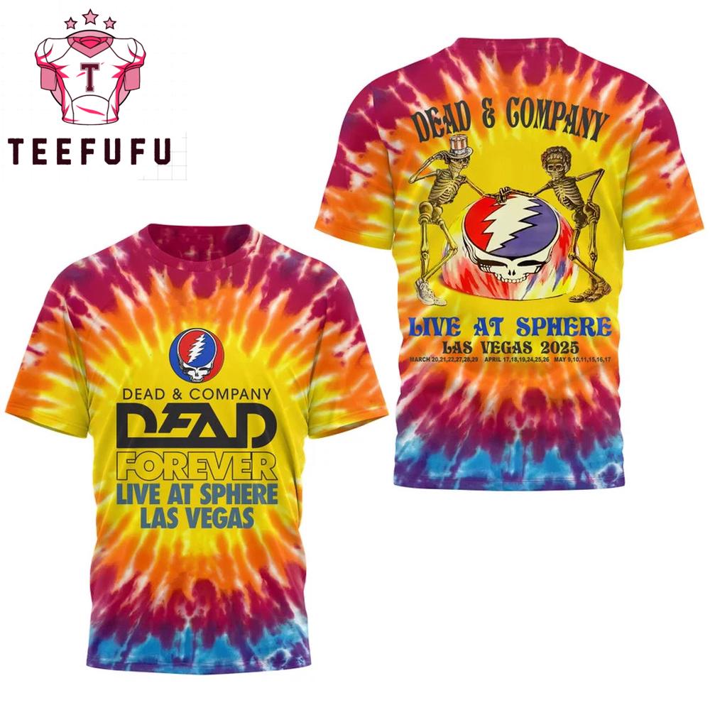 Grateful Dead Live At Sphere Las Vegas 2025 3D Shirt