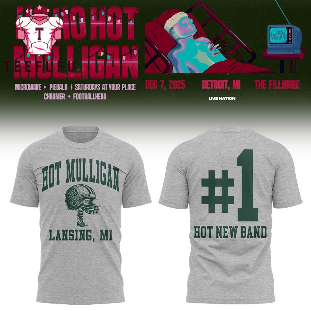 Hot Mulligan The Fillmore Detroit Event 2025 New Design T Shirt