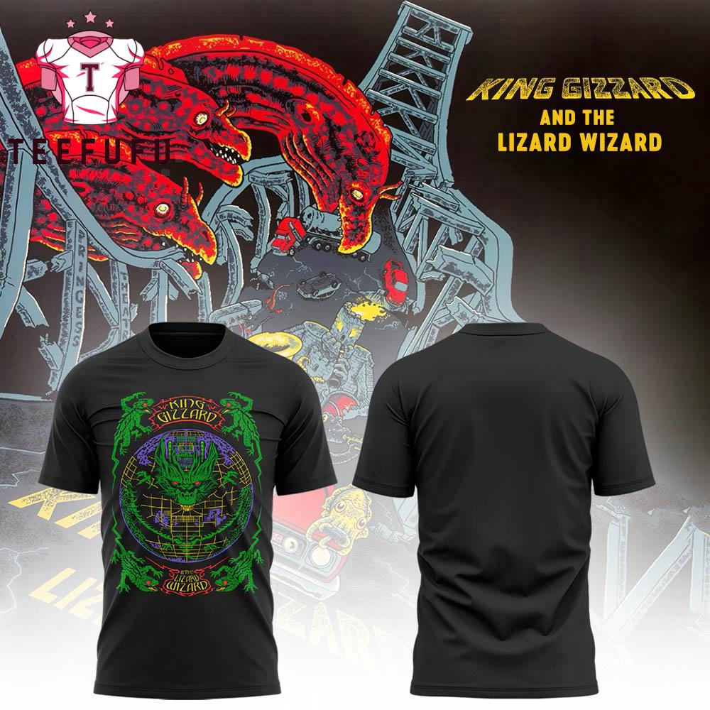 King Gizzard And The Lizard Wizard Phantom Island Tour 2025 New Design T Shirt