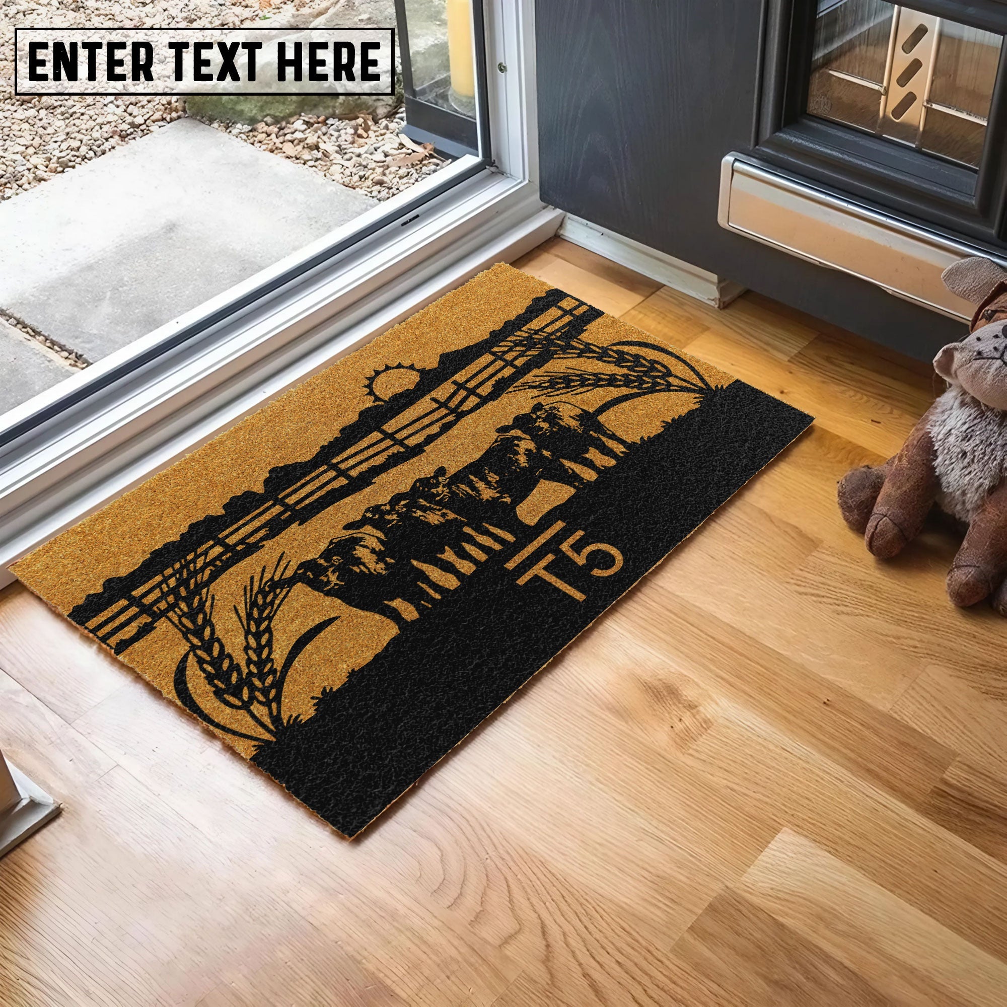Angus Sunshine Field Coir Doormat For Jaclyn