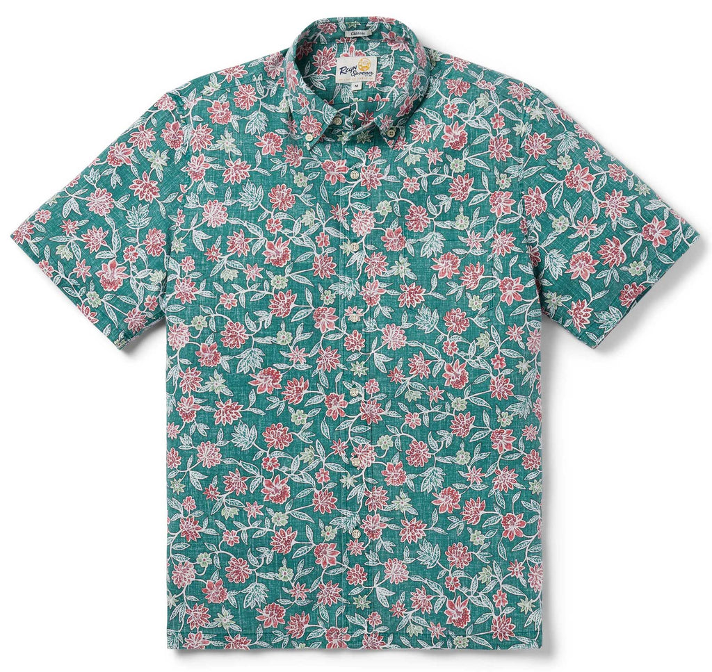 Sentosa - Bayberry Short Sleeve Hawaiian Shirt
