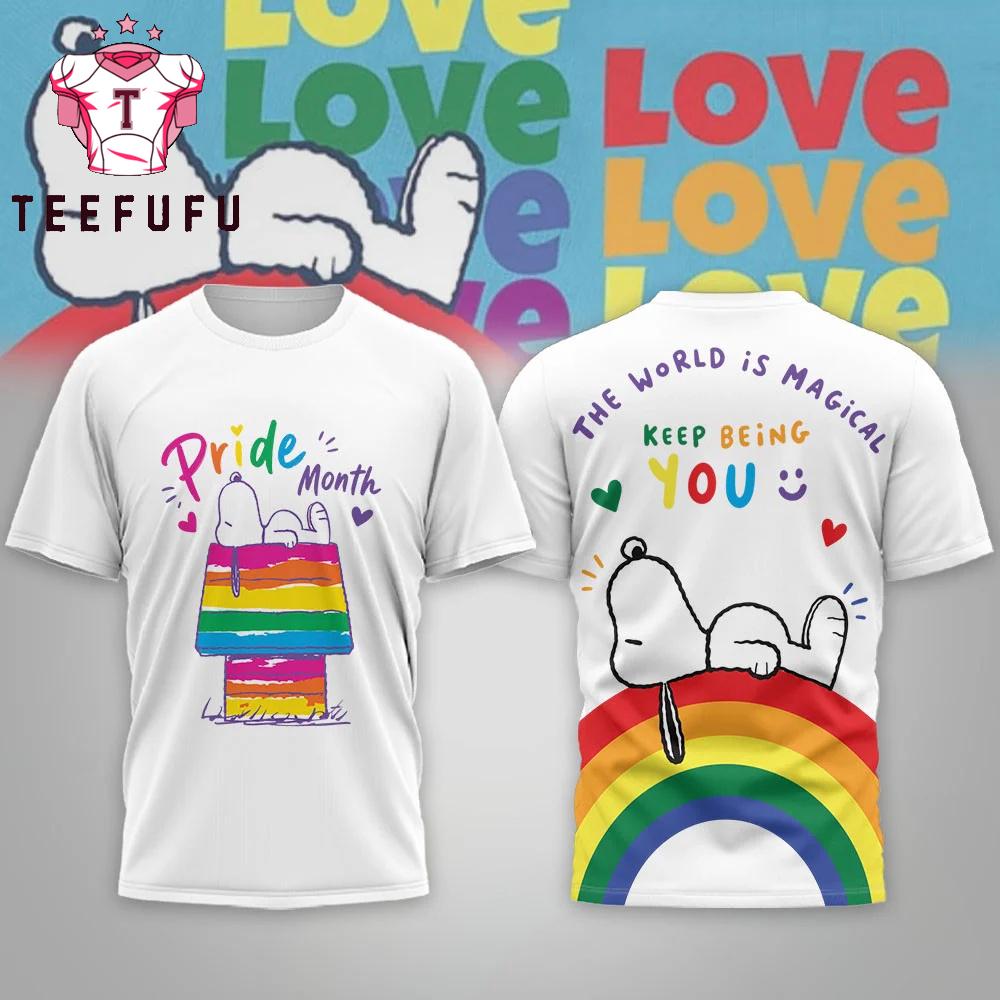 Snoopy 2026 Pride Month 3D Shirt
