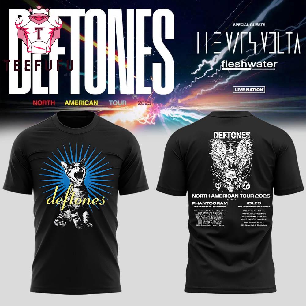 System Of A Down Deftones Tour 2025 T Shirt