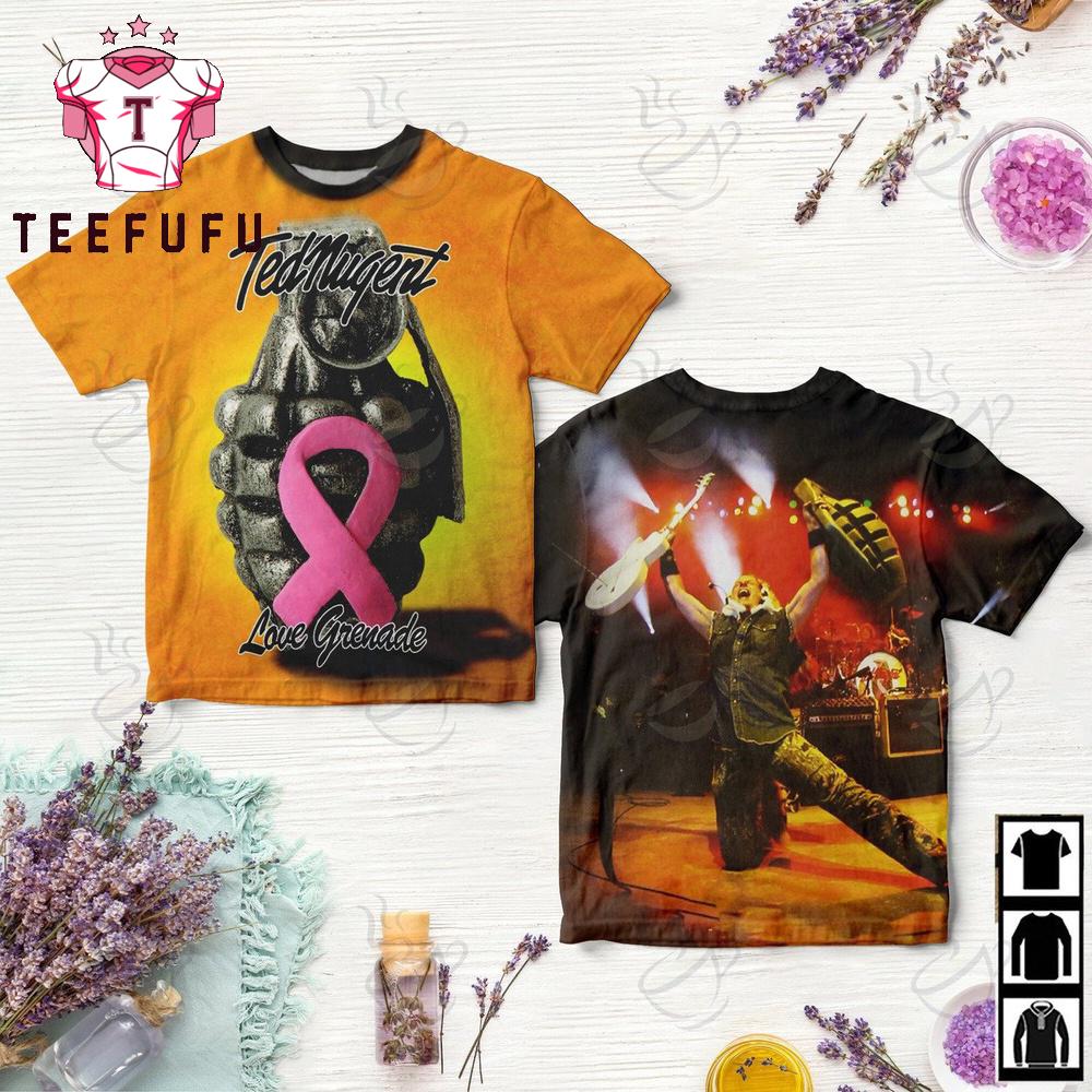 Ted Nugent Love Grenade All Over Print Shirt