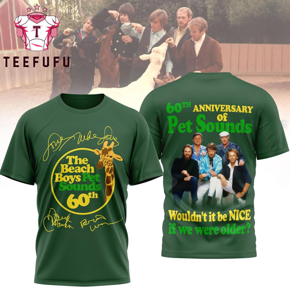 The Beach Boys Pet Sounds 60th Anniversary 3D Shirt