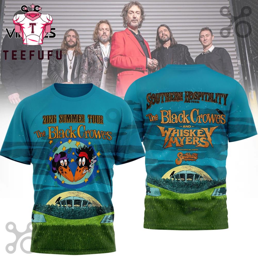 The Black Crowes And Whiskey Myers 3D Shirt