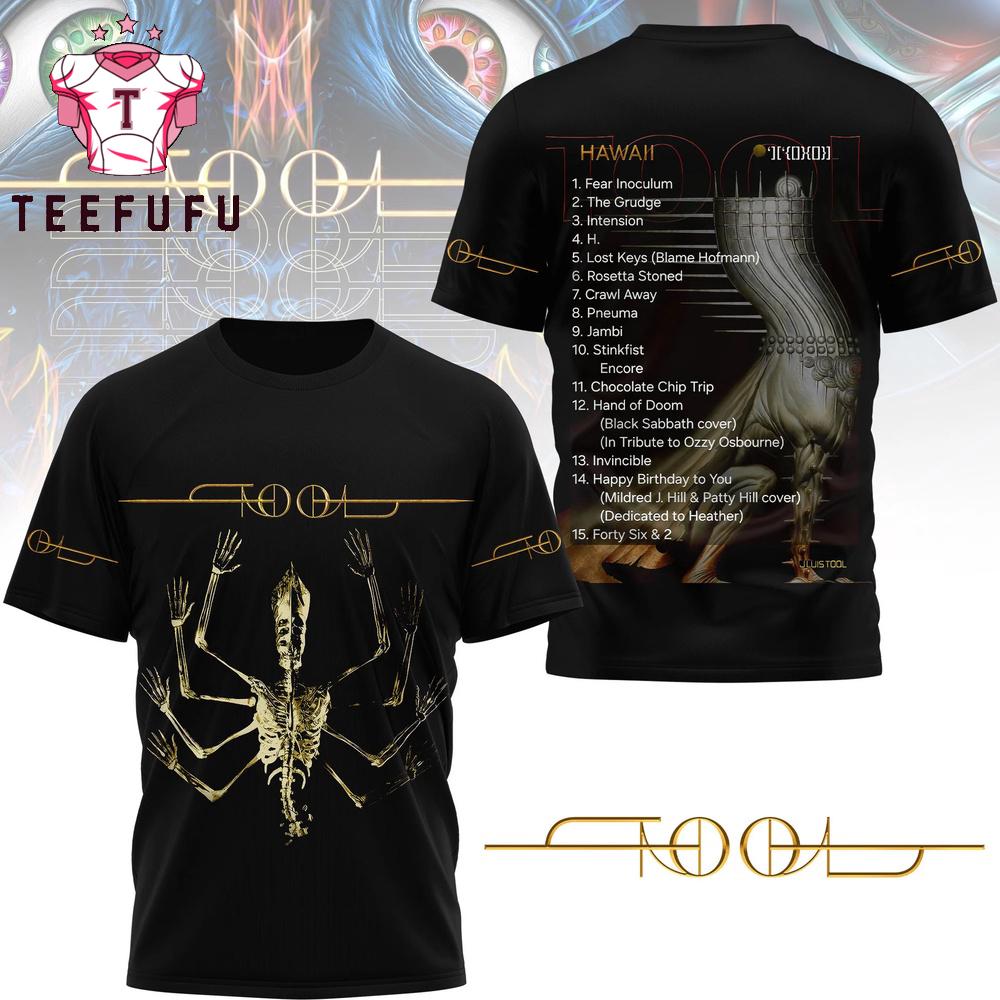 Tool Band Music Hawaii Album 2025 T Shirt