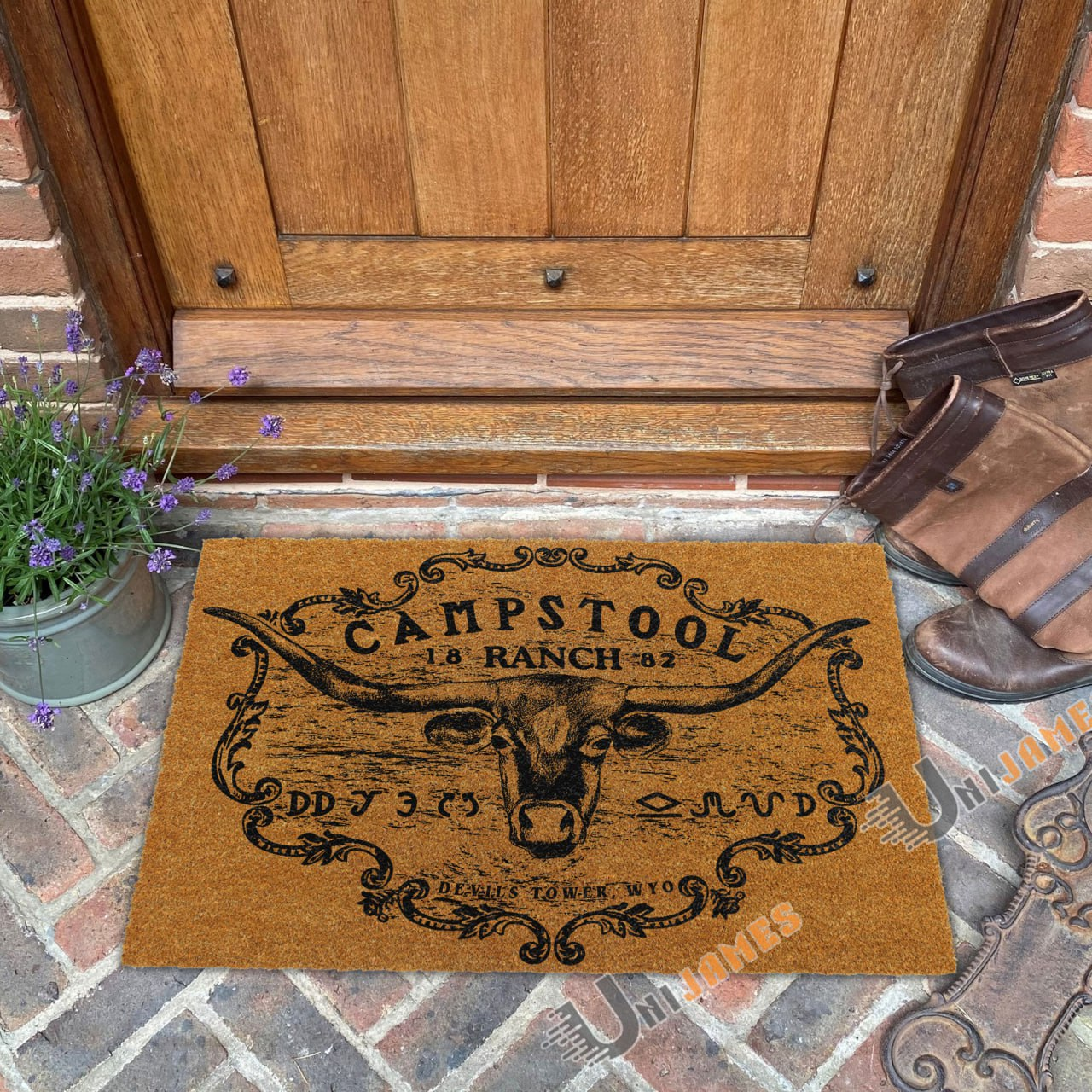 Custom Coir Doormat For Ogden Driskill